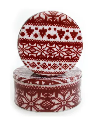 Банка жестяная 1800мл d170х80мм (213106 Сканд.мотивы)