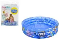 Бассейн надувной с 3 кольцами d99х23см 165л, для детей 3-6 лет