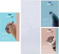 Блокнот 40л А6 ХАТБЕР клетка Кто здесь?