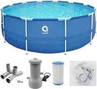 Бассейн каркасный d300х76см 4383л, для взрослых (в комплекте насос-фильтр+ремонтная заплата)