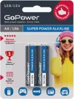 Батарейка GoPower LR6 BL2 Alkaline 1.5B