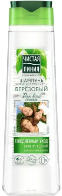 Шампунь ЧИСТАЯ ЛИНИЯ 400мл (Березовый для всей семьи // 65500970/1454)