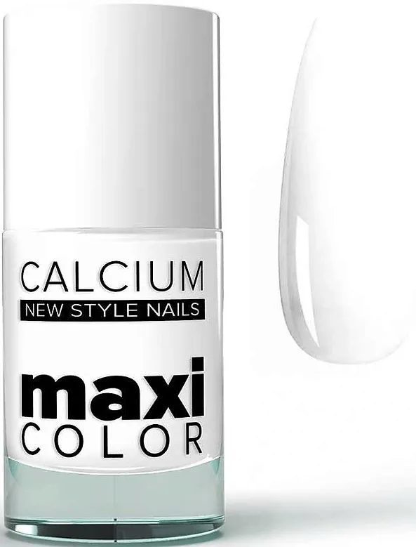Лак для ногтей MAXI COLOR 11мл с кальцием 