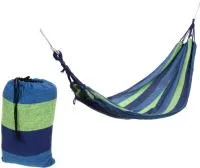 Гамак подвесной Комфорт 200х80см х/б, в сумке, синий