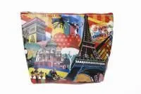 Косметичка 16х22х6,5см Столицы мира