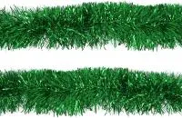 Мишура с длинным ворсом d8х200см Цвет: зеленый