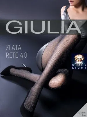 Колготки GIULIA Zlata Rete (р.2/S black)