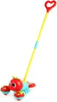 Игрушка Каталка на палочке Крабик звуковые эффекты 30х27,5х25см