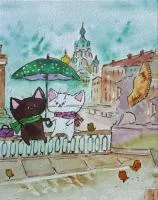 Фотоальбом 200ф.10х15 ПЛН Приключения хвостиков в С.-Петербурге