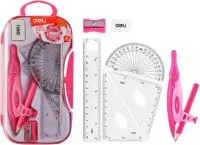 Готовальня DELI 8пр пластиковый пенал