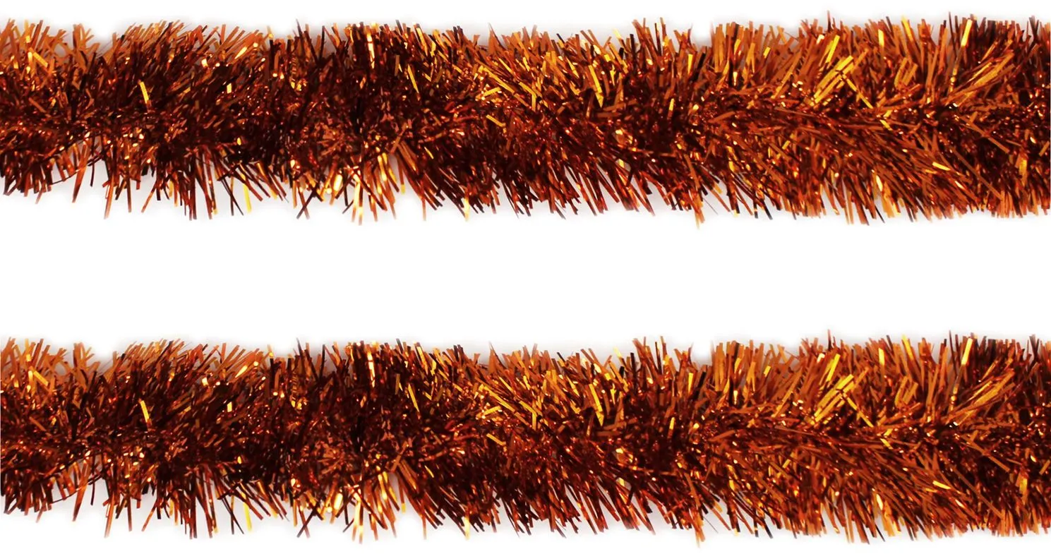 Мишура с коротким ворсом Размер: d5х180см (Цвет: медный)