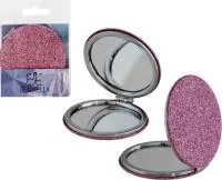 Зеркало BEAUTELLA Snow Queen компактное складное круглое 