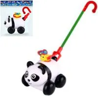 Игрушка Каталка на палочке Пандочка, 15,4х21х16см