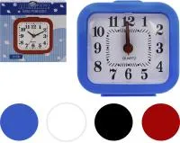 Часы-будильник, размер: 7.5х8.0х3.0см, на батарейках