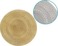 Салфетка подставочная ПВХ Вязание Размер: 38см Цвет: ассорти