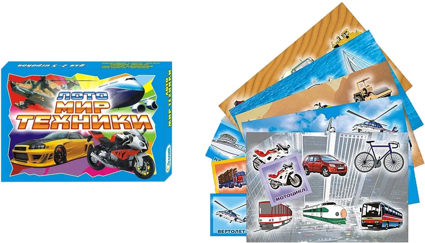 Игра настольная Лото (Мир техники // 10503)