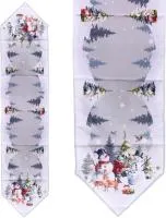 Дорожка на стол 40х174см Зимние забавы