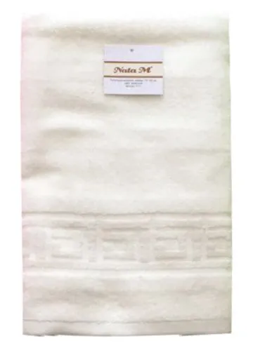 Полотенце махровое 70х140см NataM вес 350г, плотность 360г/м2 90%хлоп,10%полиэстер