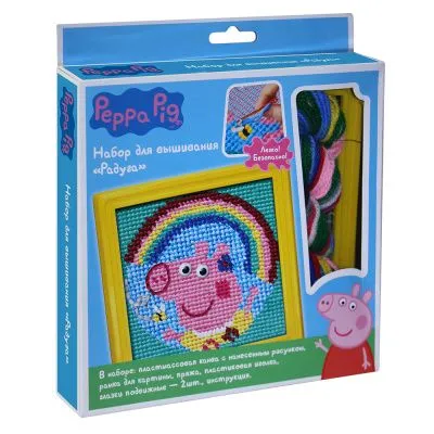 Набор для вышивания Peppa Pig (Радуга 31068)