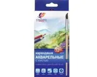 Карандаши акварельные ЛУЧ 12цв Классика цвета