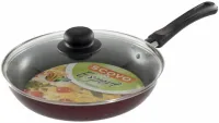 Сковорода SCOVO Expert d 240мм ст.крышка, антипригарное покрытие