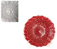 блюдо, коллекция scarlette, d22х1.6см, стекло