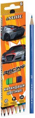 Карандаши цветные 6цв deVENTE (Racing // 5021005)