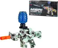 Игровой набор Автомат с орбизами, 1000 пуль, свет, граната, глушитель, USB 