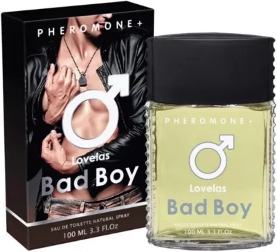 Туалетная вода муж 100мл Lovelas с феромонами (Bad Boy)