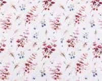 Бумага упаковочная Акварельные цветы 70×100см глянцевая 