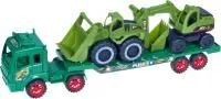 Игровой набор Транспорт машинка автовоз, 2 трактора, в/к 44,7х9,8х15,5см