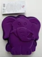 Форма силиконовая для выпечки Слоненок 19х18,5х4см