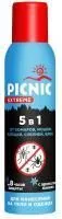 Аэрозоль от летающих кровососущих насекомых и клещей PICNIC Extreme 5в1 150мл
