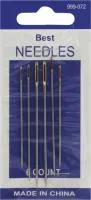 Иглы швейные, набор 6шт