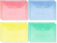 Папка для бумаг А4 INTELLIGENT Clear на кнопке