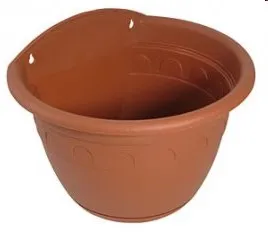 Колывань__кашпо_настенное_Д20см__С112_терракот