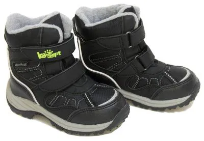 Ботинки для мальчиков зима (р.25 черный)
