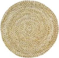 Молочная салфетка подставочная из бамбука плетеная 38см