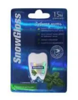 Зубная нить SNOW GLOSS 15м освежающая мятная