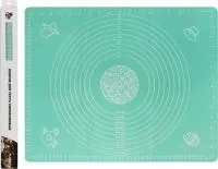 коврик для теста, 50х40см, мятный