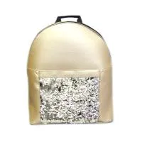 Рюкзак CENTRUM Хамелеон 35х29.5х14см золот. экокожа пайетки