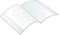 Обложка 215х355мм для тетради/дневника CREATIVIKI ПП 70мкм прозрачная