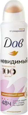 Дезодорант антиперспирант Дав спрей 150мл (Невидимый // 21187204)