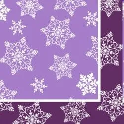 Салфетки бумажные NataM 20шт 25х25см 3-х слойные 