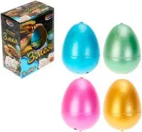 Игрушка ИГРАЕМ ВМЕСТЕ Яйцо с растущей фигуркой Змея