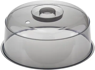 Крышка для СВЧ d245мм  (черный прозрачный)