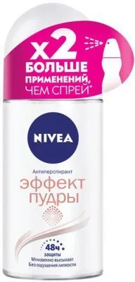 Дезодорант NIVEA ролик 50мл жен (Эффект пудры // 82280)