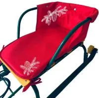 Сиденье для санок с кнопками