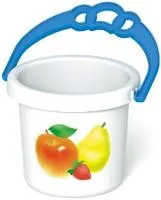 Ведро СТЕЛЛАР Фантазия белое 0,8л							