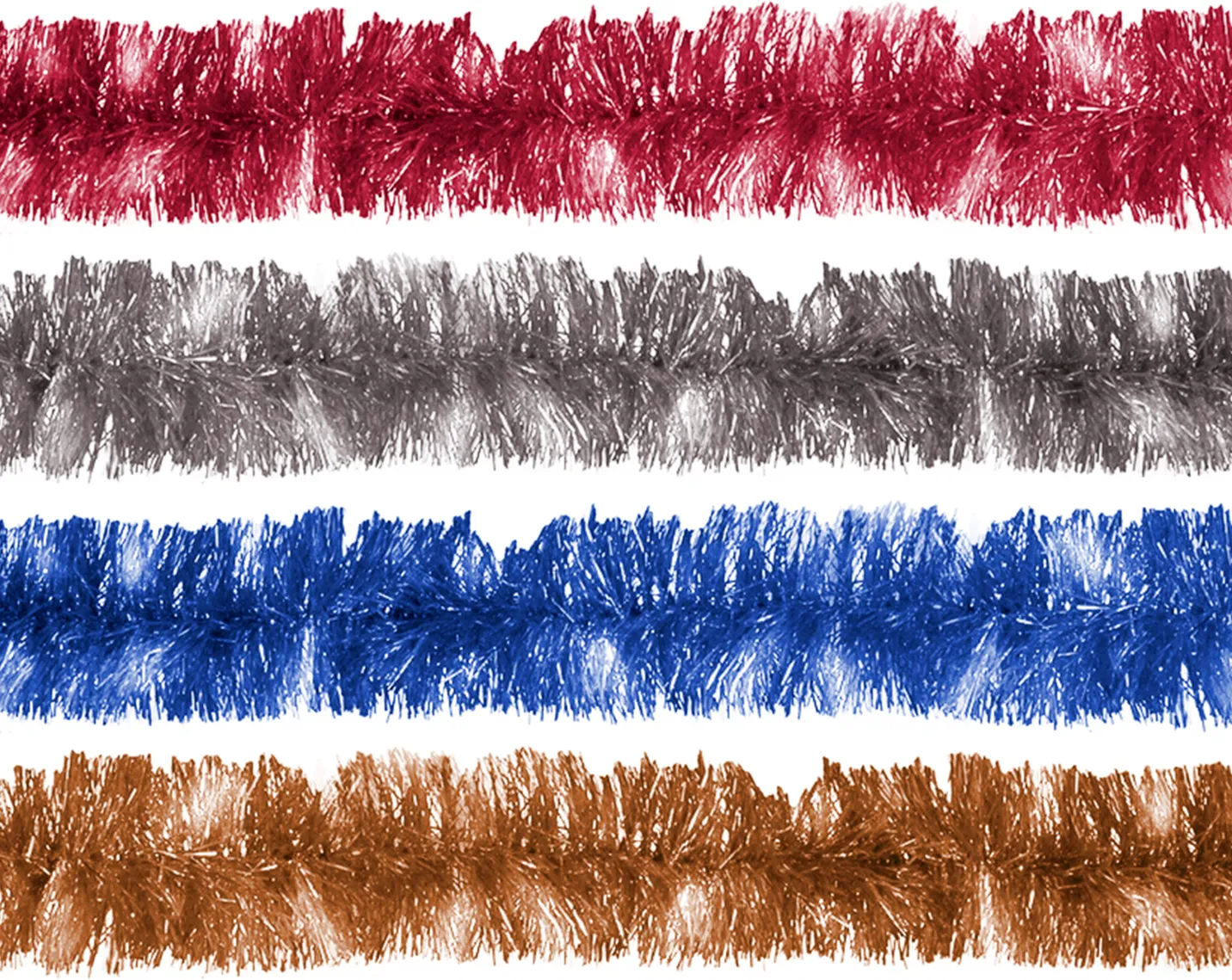 Мишура-гирлянда новогодняя Норка 2 d-70мм 2м